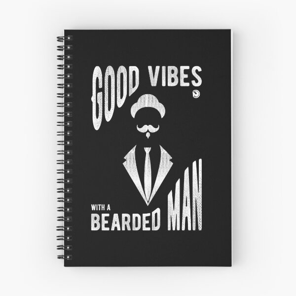 Item preview, Good vibes with a bearded man designed and sold by netrok.
