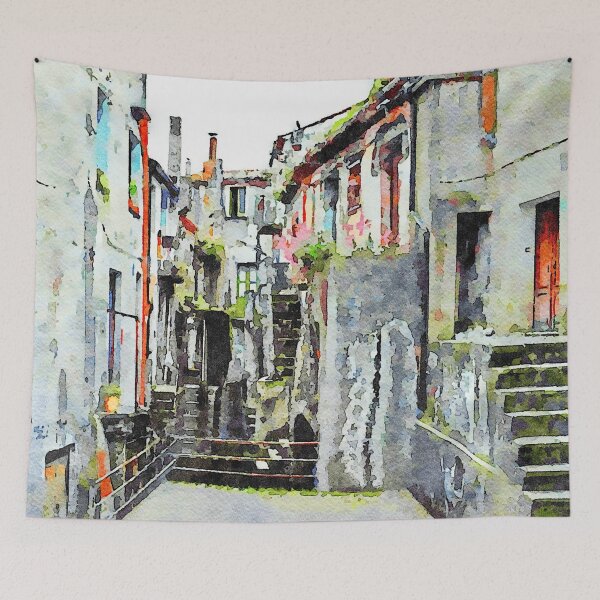 Item preview, Alley of the historic center designed and sold by Giuseppe Cocco.