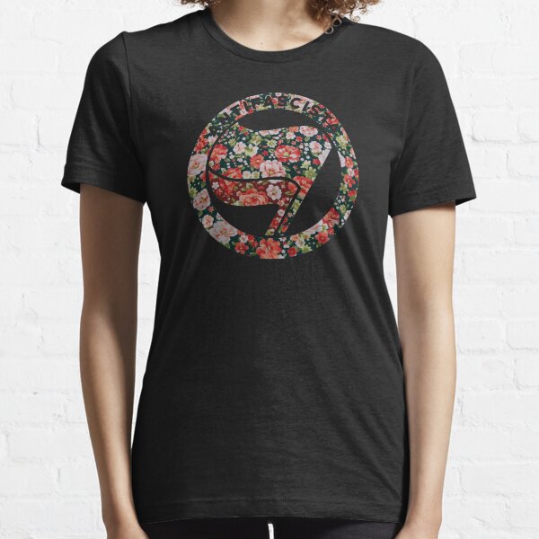 Antifa Floral Camiseta esencial