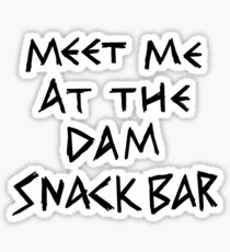 The Dam Snack Bar Sticker