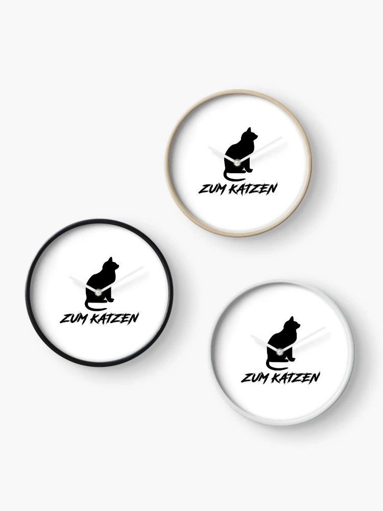Thumbnail 3 of 4, Clock, cats designed and sold by DesignDS.