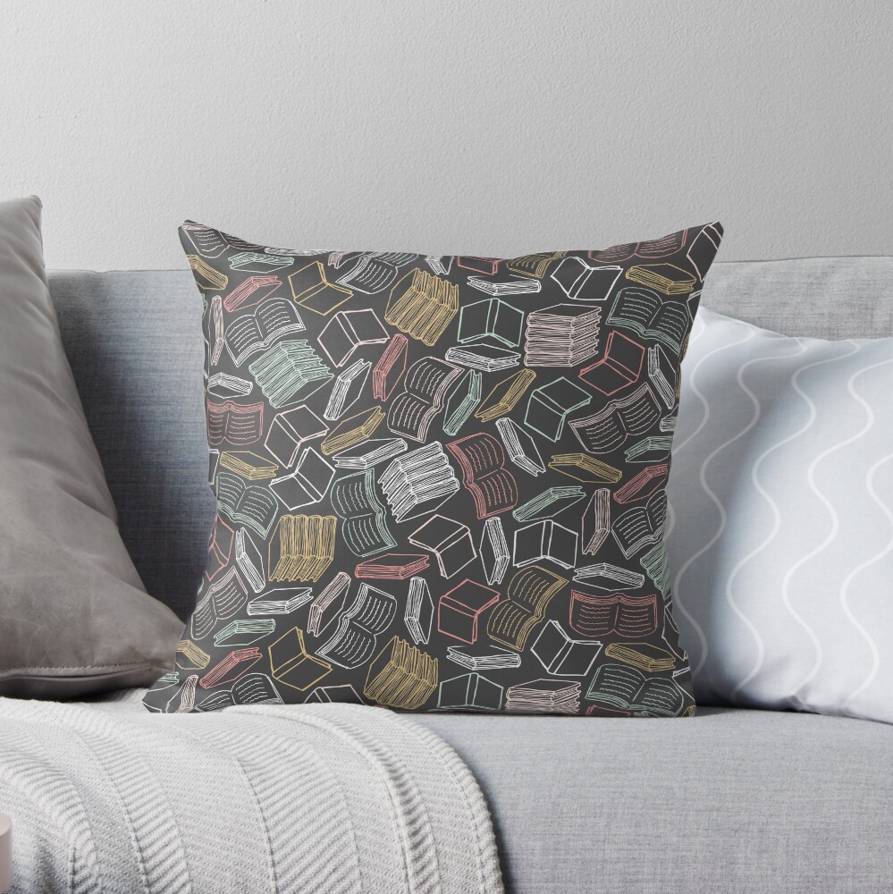 So Many Books... Throw Pillow