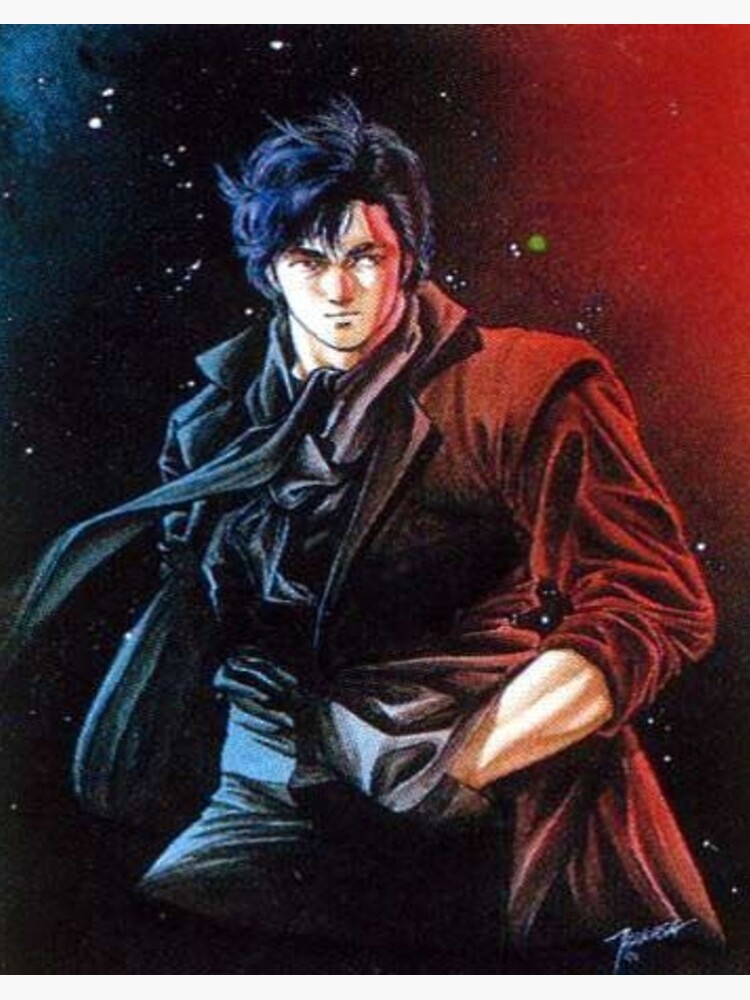 City Hunter Ryo Saeba Nicky Larson Art Board Print By Hitguners Redbubble