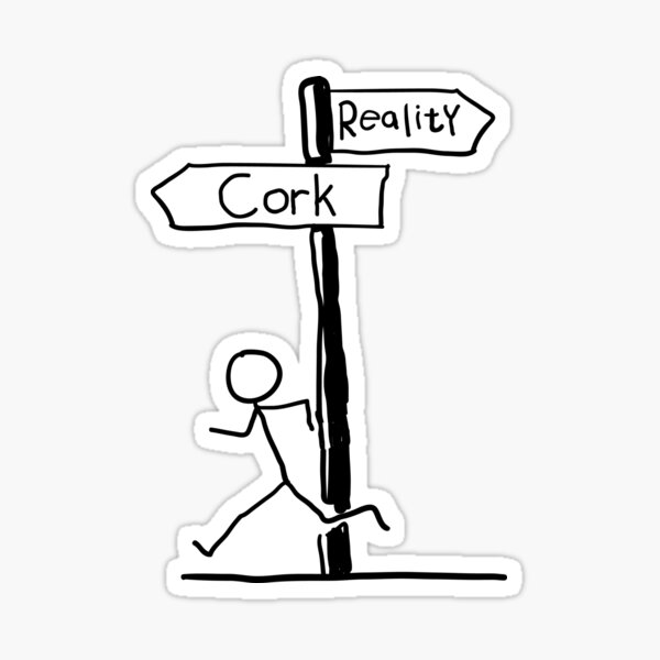 Cork Reality Sticker
