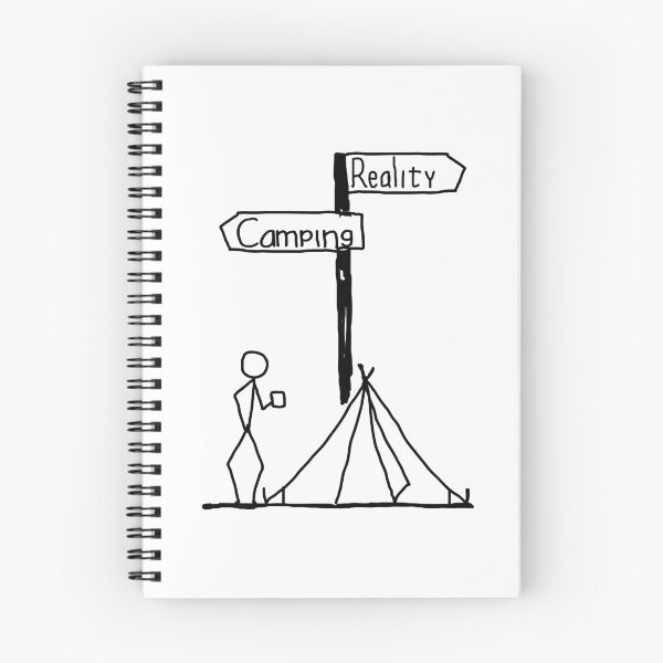 Item preview, Camping Reality designed and sold by lynchhorizon.