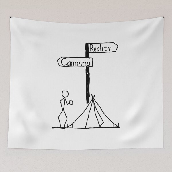 Item preview, Camping Reality designed and sold by lynchhorizon.