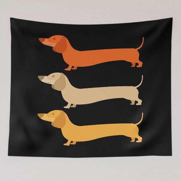 Item preview, Dachshund hunter hunting dog design designed and sold by emphatic.