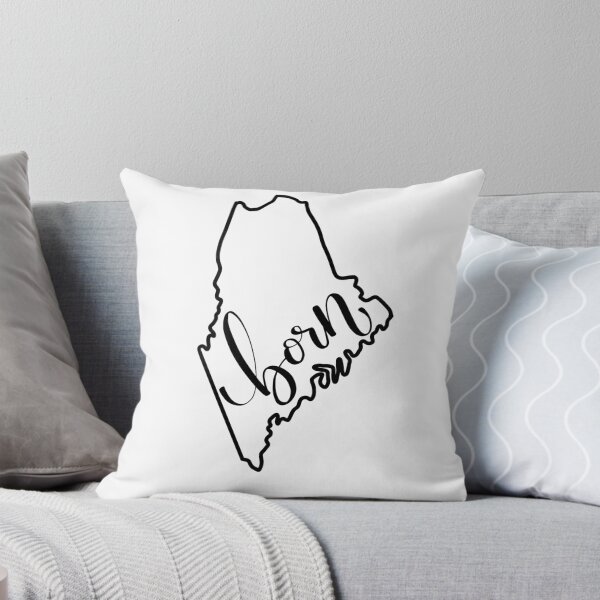 Artikelvorschau, Maine State Outline - Geboren entworfen und verkauft von Chocolate Musings.