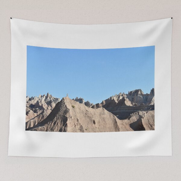 Item preview, Rock Structures Against a Blue Sky in Badlands National Park, South Dakota designed and sold by breannehope.
