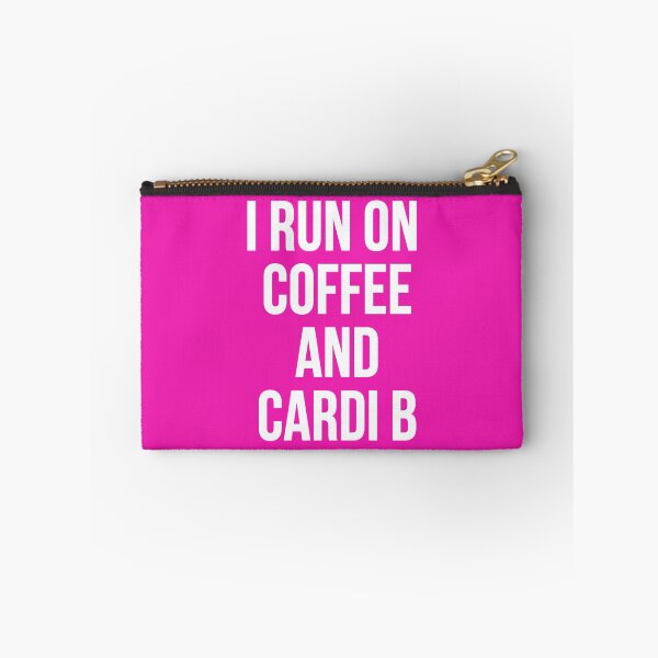 Item preview, I RUN ON COFFEE AND CARDI B designed and sold by Bode Michael.
