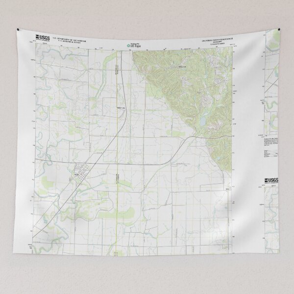 Item preview, USGS TOPO Map Mississippi MS Crenshaw South 20120508 TM designed and sold by WetdryvacRBO2.