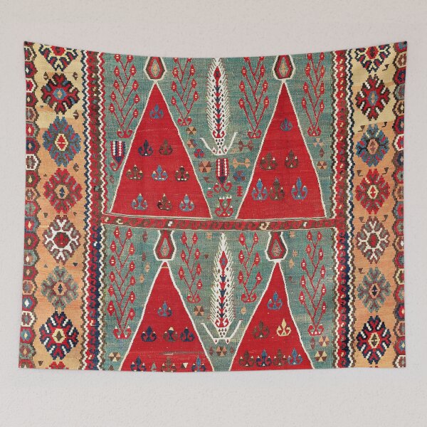 Item preview, Erzerum Northeast Anatolia Niche Kilim designed and sold by Vicky Brago-Mitchell®.