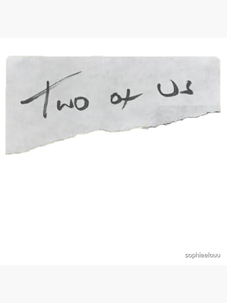 Two Of Us Lyrics - Louis Tomlinson | Greeting Card