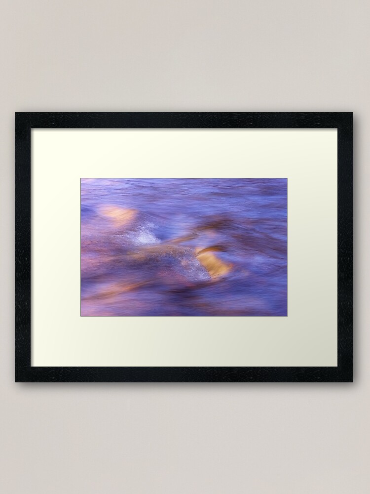 Alternate view of Flowing Glow Framed Art Print