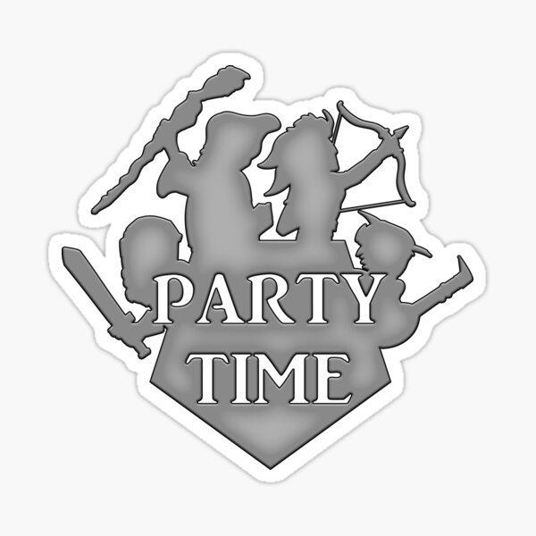 PARTY TIME Sticker