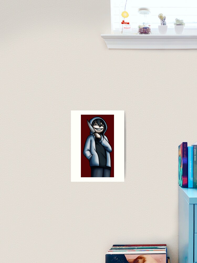 Slenderman Art Board Print by Vanum-Chan