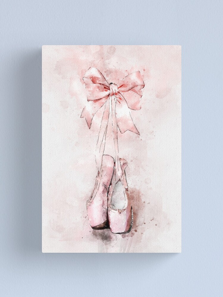 Impression sur toile for Sale avec l'œuvre « Chaussons de pointe