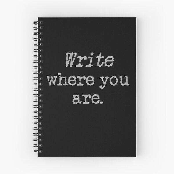 Item preview, Write Where You Are. Gray Type designed and sold by TeaRoseWriter.
