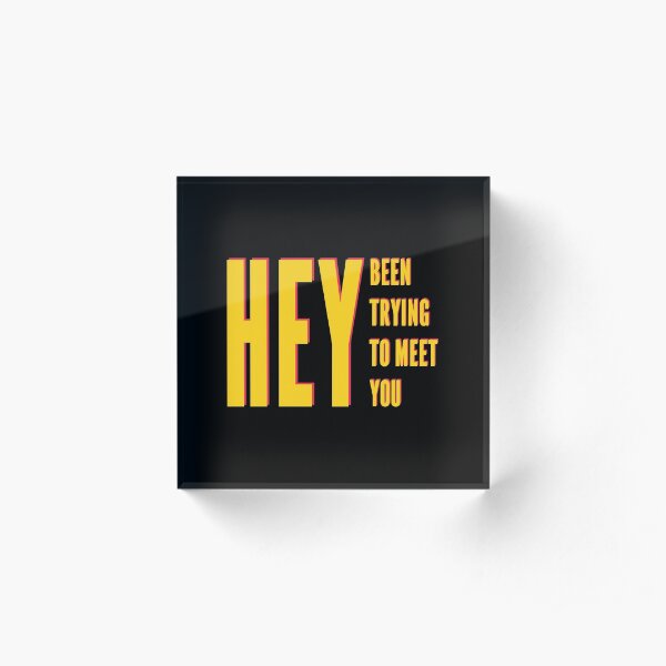 Pixies - Hey Acrylic Block