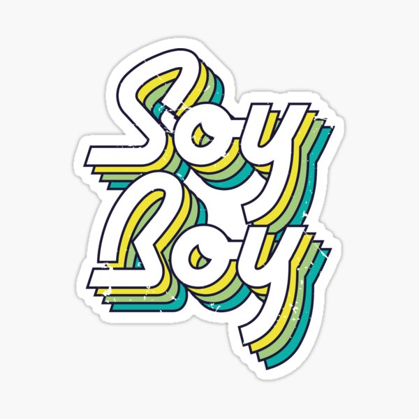 Item preview, Soy Boy Soya Beans Retro designed and sold by BlueRockDesigns.
