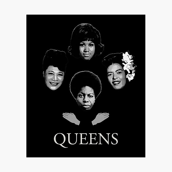 Nina Simone, Ella Fitzgerald, Billie Holiday, Aretha Franklin Photographic Print