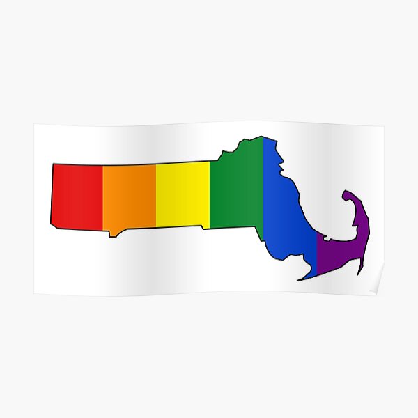 "Massachusetts Pride!" Poster by somekindofguru Redbubble
