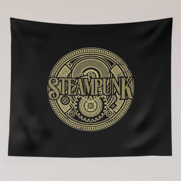 Item preview, Steampunk Gears Logo (v1) designed and sold by BlueRockDesigns.