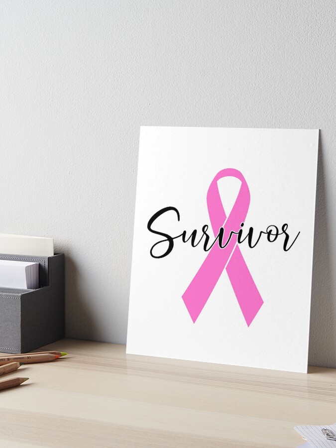 Faith Hope Strength Courage - Breast Cancer Support - Survivor - Awareness Pink  Ribbon Black Font Jigsaw Puzzle by Breast Cancer Warriors - Fine Art America