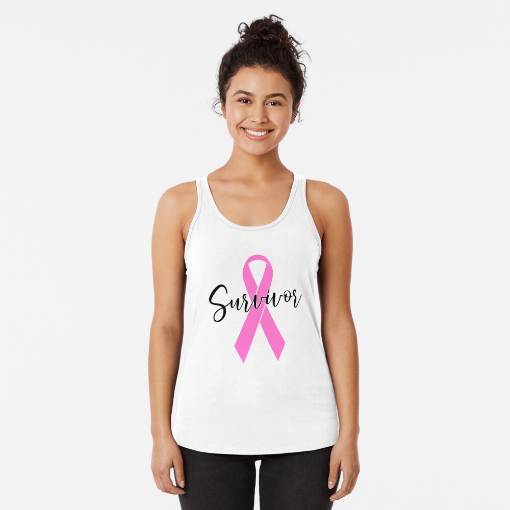 FAFWYP Womens Breast Cance Tank Tops Summer Pink Ribbon Graphic Tees Casual  Sleeveless Crewneck Breast Cancer Awareness Shirts Breast Cancer Survivor