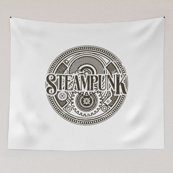 Item preview, Steampunk Gears Logo (v2) designed and sold by BlueRockDesigns.