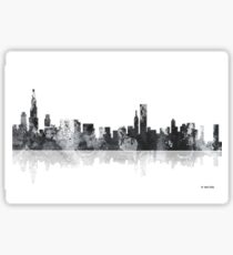 Chicago Illinois Skyline Sticker