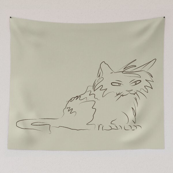 Item preview, Kitten - outline designed and sold by John-Frum.
