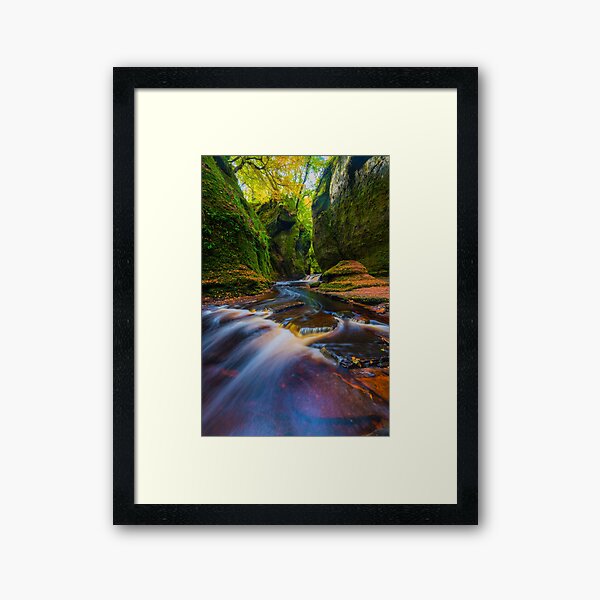 The Devil's Pulpit Framed Art Print