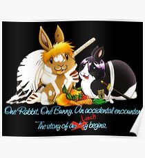 Klein und flauschig! Poster