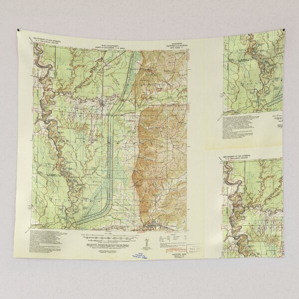 Item preview, USGS TOPO Map Mississippi MS Crowder 336876 1939 62500 designed and sold by WetdryvacRBO2.