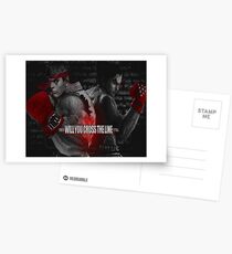 Will You Cross the Line Postcards