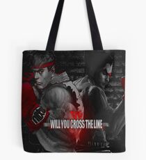 Will You Cross the Line Tote Bag