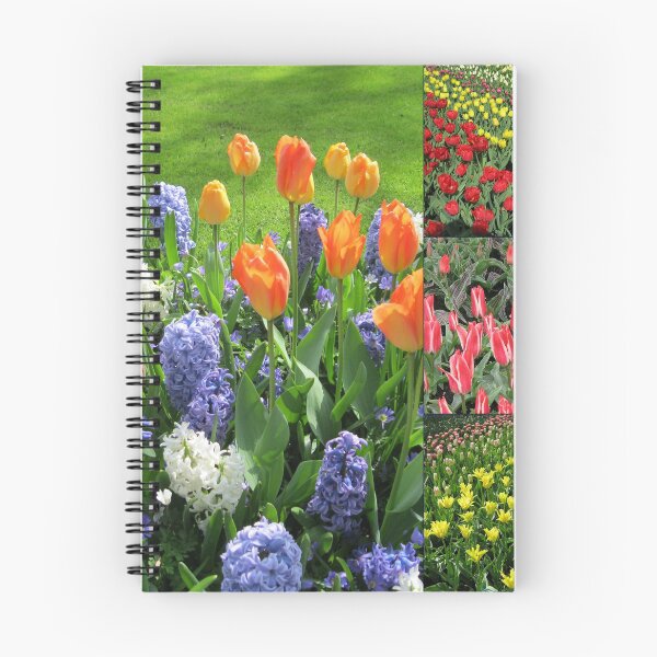 Item preview, Blaze of Colour - Keukenhof Tulip Collage designed and sold by BlueMoonRose.