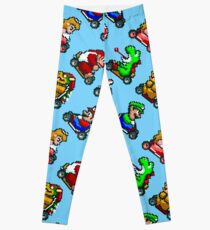 Legging Super Mario Kart varios personajes patrón BL8R