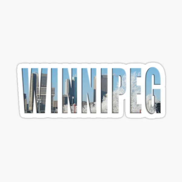 Item preview, Winnipeg City Skyline  designed and sold by Kooky28.