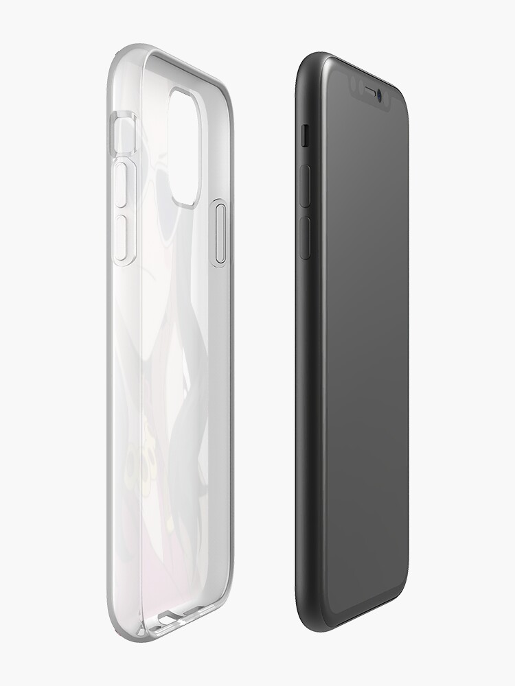 Coque iPhone « Lunettes Rich Momo », par sluggishmoon