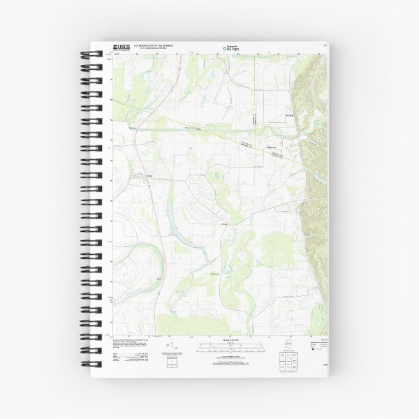 Aperçu de l'œuvre Carte USGS TOPO MS Mississippi Cruger 20120402 TM créée et vendue par WetdryvacRBO2.
