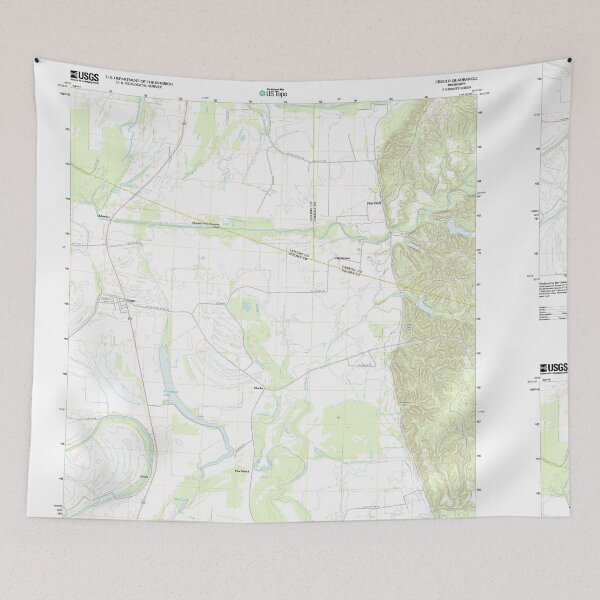 Artikelvorschau, USGS TOPO Karte Mississippi MS Cruger 20120402 TM entworfen und verkauft von WetdryvacRBO2.