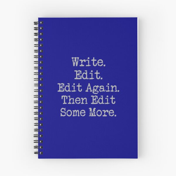 Item preview, Write. Edit. Edit Again. Gray Type designed and sold by TeaRoseWriter.