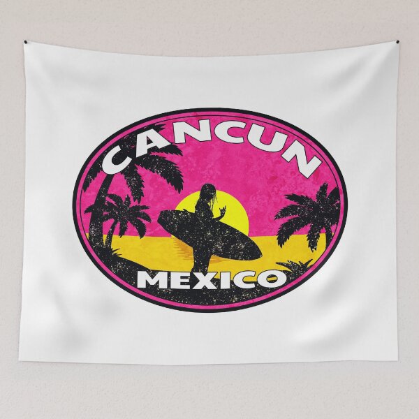 Item preview, Cancun Mexico Laptop Bumper Surfing Surf Isla Mujeres designed and sold by DESTINATIONS DECAL.