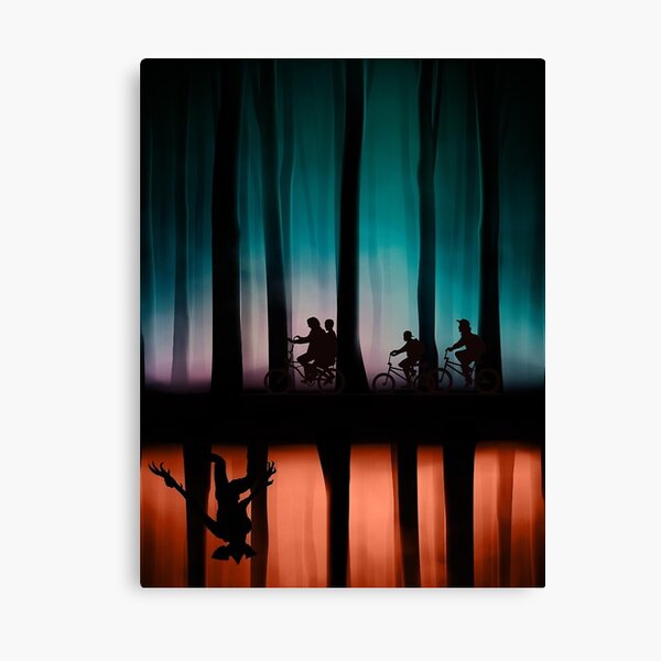 Choses étranges Impression sur toile