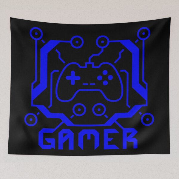 Item preview, Blue Circuit Gamer designed and sold by GrimDork.