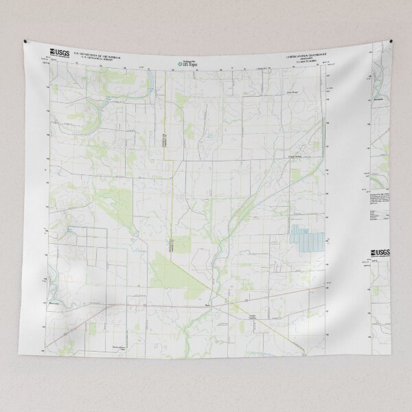 Item preview, USGS TOPO Map Mississippi MS Curtis Station 20120417 TM designed and sold by WetdryvacRBO2.