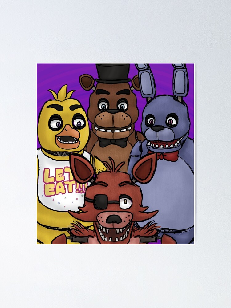 FNAF 1 Postcard for Sale by AngrySlowpoke