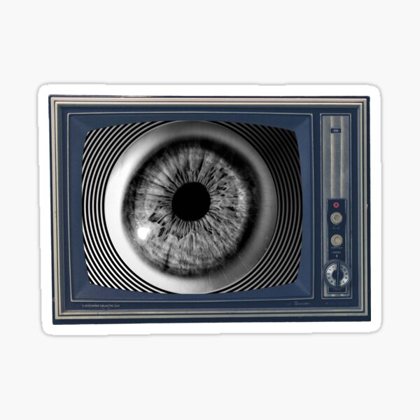 Item preview, Eerie Hypnotic TV Eye (l) designed and sold by eyeronic-ts.